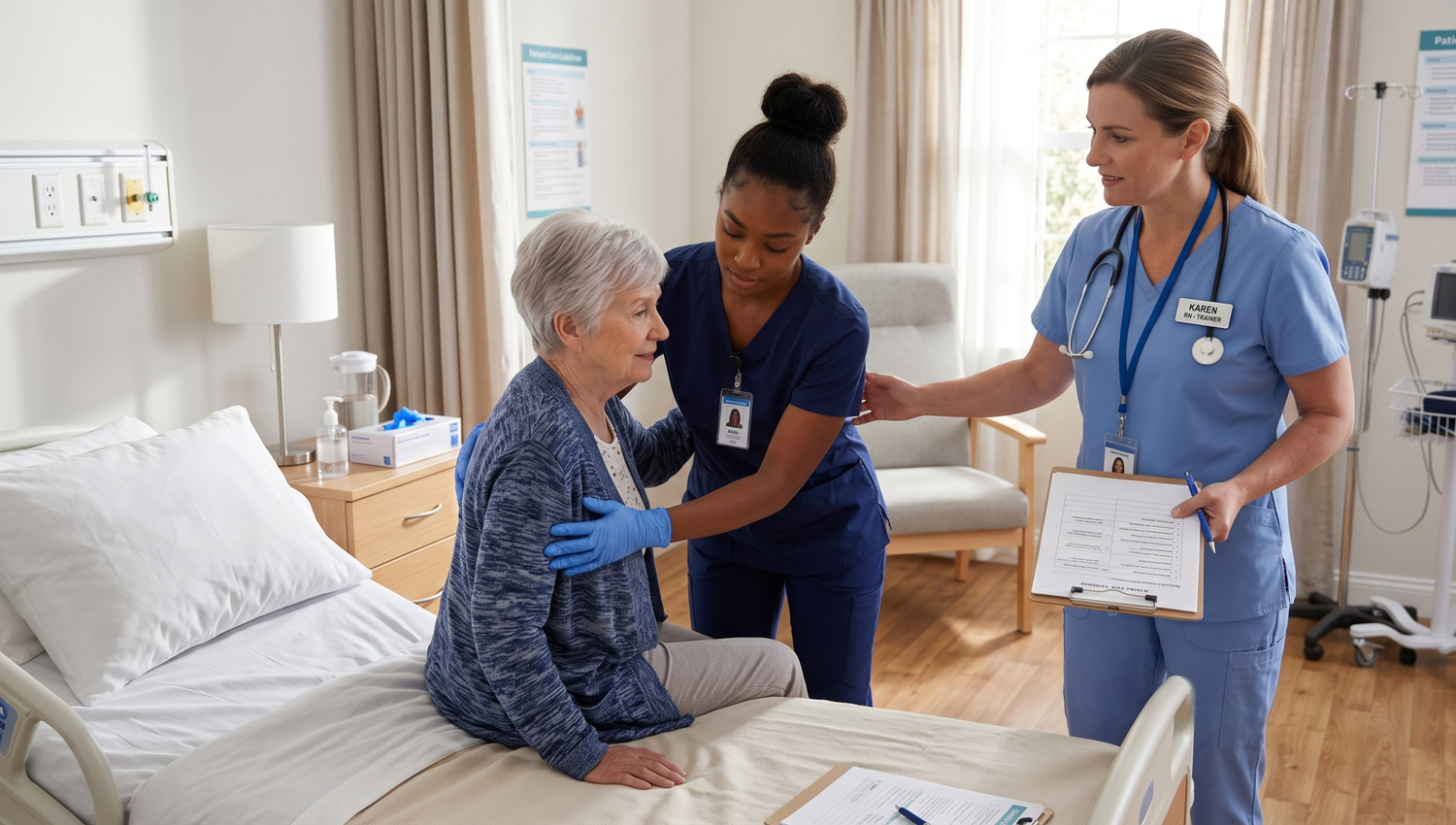 One-on-one individual care training